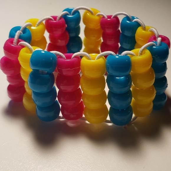Pansexual kandi bracelet - Picture 1 of 4